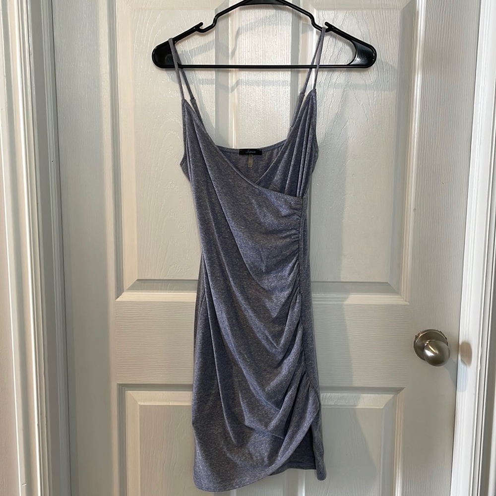 Blue mini dress
